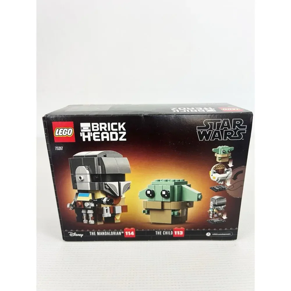 LEGO 75317 Brickheadz Star Wars The Mandalorian & the Child Set New Sealed
